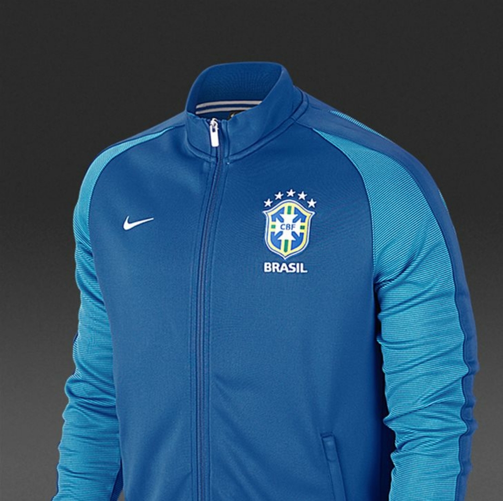 Nike Brazil cfc soccer track jacket men's sz med.